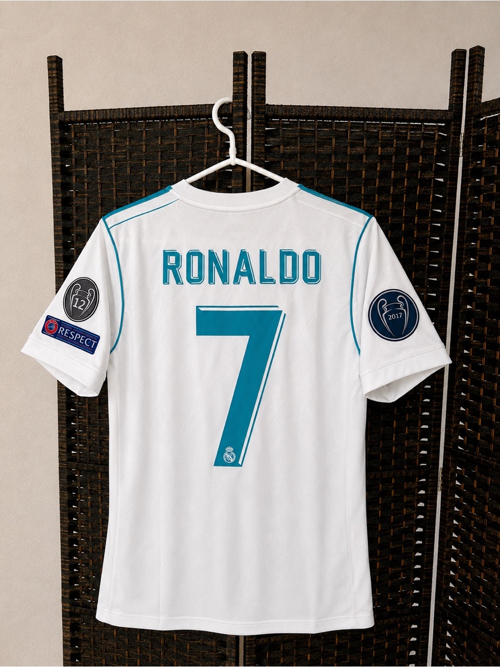 Cristiano Ronaldo Real Madrid Soccer Jersey Retro